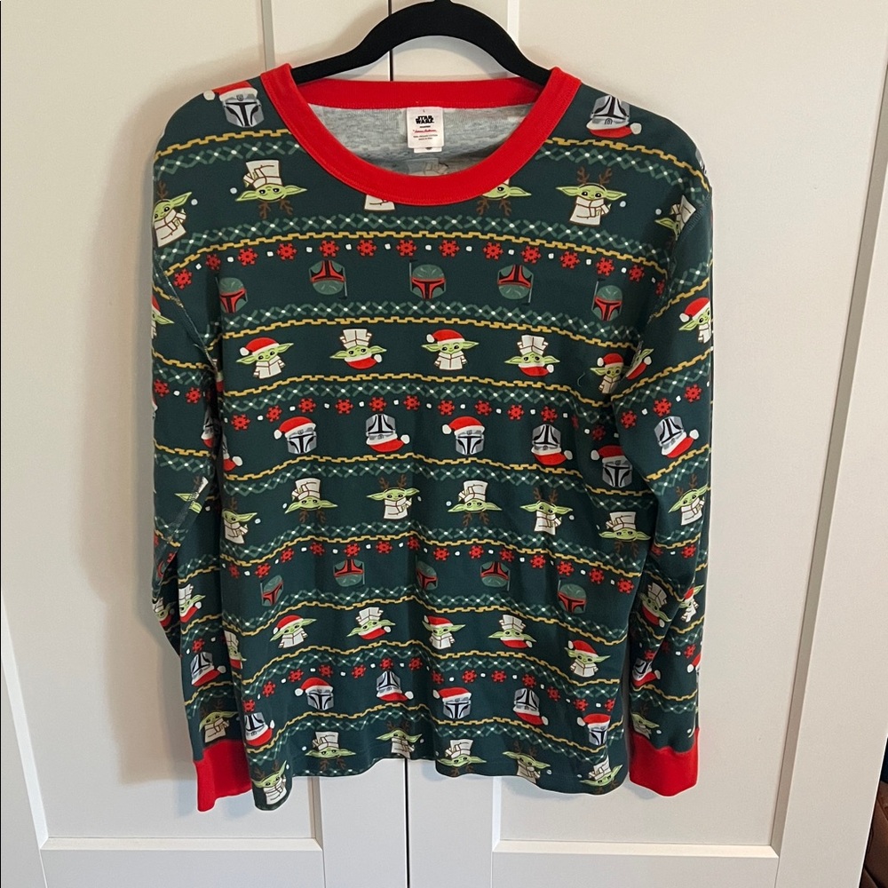 Hanna Andersson Star Wars Christmas Pajama Top size Large
